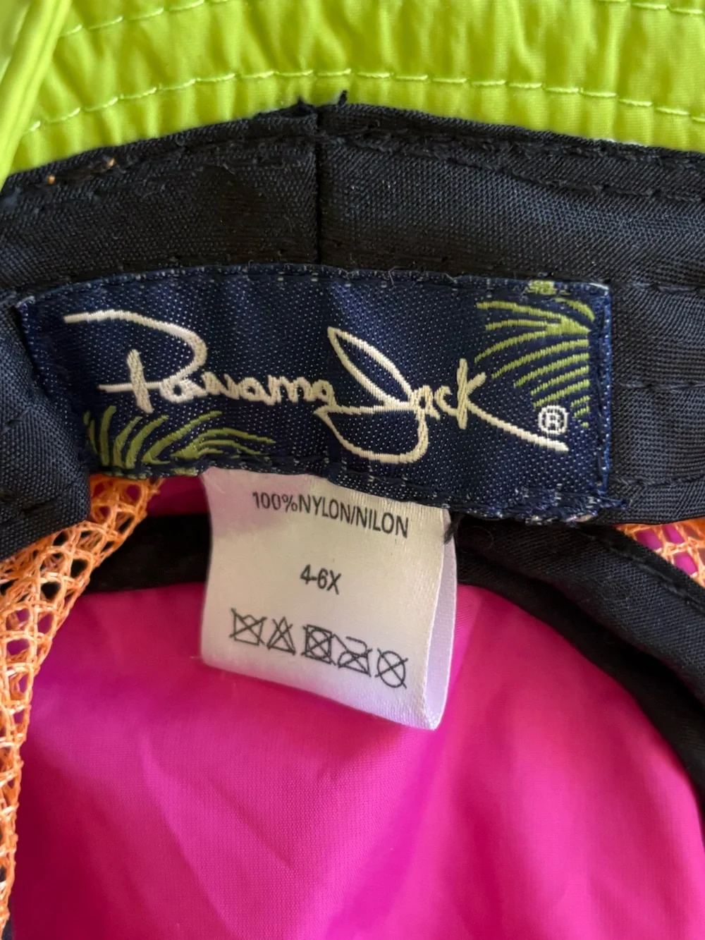 Panama Jack Sun Fishing Hat youth size 4-6x NEW sun hat